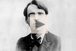 W. B. Yeats reading two poems